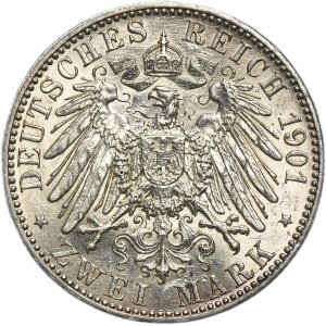 Germany, Kingdom of Prussia, Wilhelm II, 2 Mark Berlin 1901