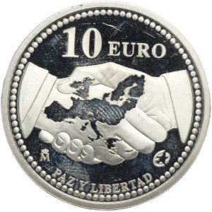 Spain, Juan Carlos I, 10 Euro Madrid 2005 - Peace and Freedom