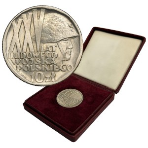 10 zlotych, 1968, 25th Anniversary of the Polish People's Army