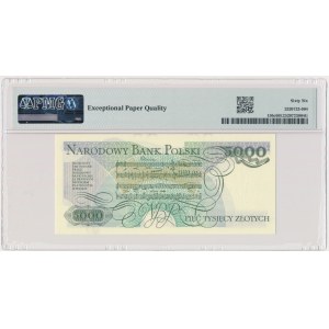 5.000 Złoty 1988 – EA – PMG 66 EPQ – letzte Serie des Jahrgangs