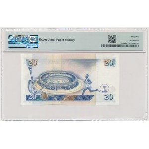 Kenya, 20 Shilings 1997 - PMG 66 EPQ - low serial number