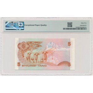 Kenya, 5 Shilings 1984 - PMG 65 EPQ - low serial number