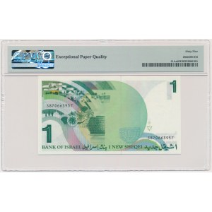 Israel, 1 New Sheqel 1986 - PMG 65 EPQ