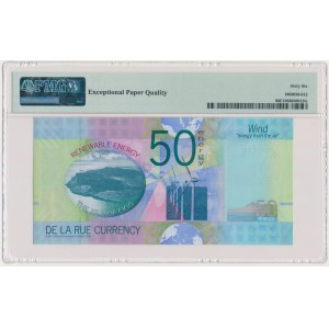 De La Rue Currency, 50 Units 2008 - PMG 66 EPQ