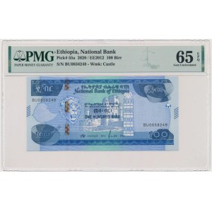 Äthiopien, 100 Birr 2020 – PMG 65 EPQ