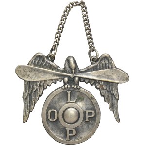 Second Polish Republic, Badge of the Air and Anti-Gas Defense League LOPP