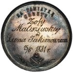 Baptismal Medal of Zofia Maliszewska 1881