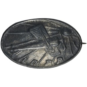Second Polish Republic, Air and Anti-Gas Defense League LOPP Collection Badge