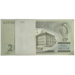 Estonia, bank bundle 2 Krooni 2007 - (100 pcs.)