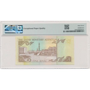 Katar, 1 Rial (ca. 1980) – PMG 67 EPQ