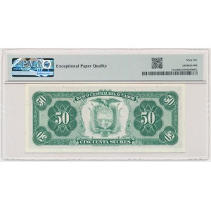Ecuador, 50 Sucres 1976 - PMG 66 EPQ