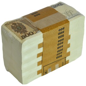 Zgrzewka bankowa 500 złotych 1982 - GF - (1.000 szt.)