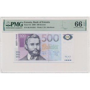 Estonia, 500 Krooni 2000 - PMG 66 EPQ