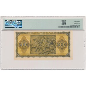 Greece, 5.000 Drachmai 1943 - PMG 63