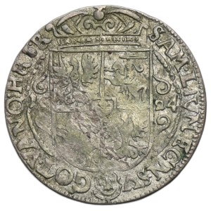 Sigismund III Vasa, 1/4 Thaler Bromberg 1624 - PRV M