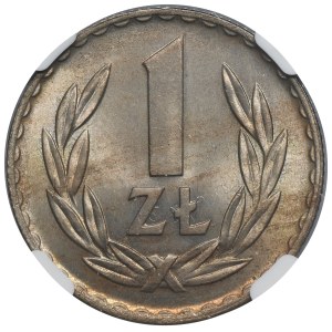 1 zloty, 1949, Nickel-Copper Alloy - NGC MS64
