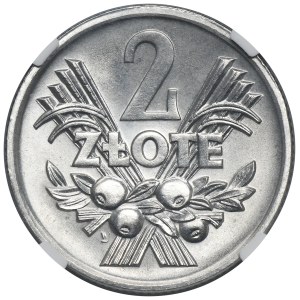 2 złoty 1970 Jagody - NGC MS65