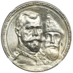 Russia, Nicholas II, Rouble Petersburg 1913 B•C Romanov Dynasty - NGC MS62