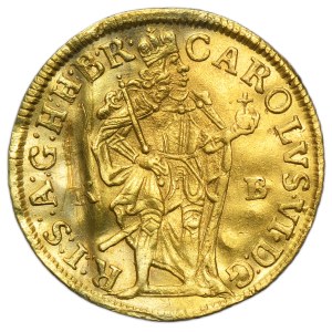 Ungarn, Karl VI., Kremnica-Dukaten 1721 KB