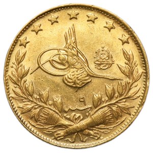 Türkei, Muhammad V., 100 Kurush, Konstantinopel 1916/1917 (1327 AH)