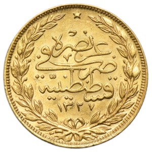 Türkei, Muhammad V., 100 Kurush, Konstantinopel 1916/1917 (1327 AH)
