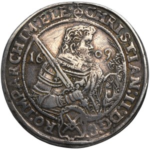 Germany, Electorate of Saxony, Christian II, Johann Georg I and August, Thaler Dresden 1609 HR