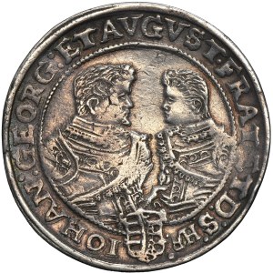 Germany, Electorate of Saxony, Christian II, Johann Georg I and August, Thaler Dresden 1609 HR