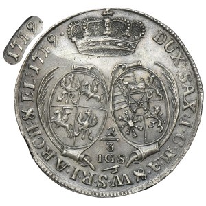 August II the Strong, 2/3 Thaler Dresden 1719 IGS