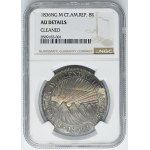 Föderative Republik Mittelamerika, 8 Reales Guatemala 1836 – NGC AU DETAILS