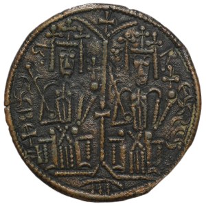 Hungary, Bella III, Follis of Byzantine type
