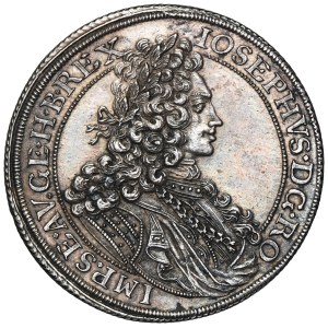 Silesia, Habsburg rule, Joseph I, 1/2 Thaler Breslau 1711 FN