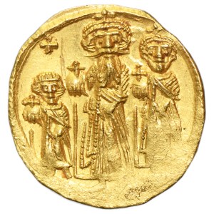 Byzantine Empire, Heraclius, Heraclius Constantine and Heroclanas, Solidus