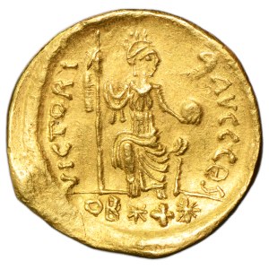 Byzantine Empire, Justin II, Light weight Solidus