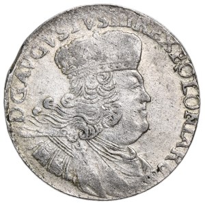 Augustus III of Poland, 8 Groschen Leipzig 1753 - without EC