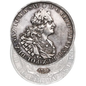 August II the Strong, Thaler Dresden 1725 IGS