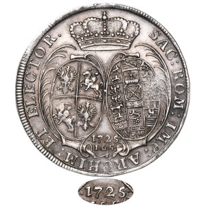 August II the Strong, Thaler Dresden 1725 IGS