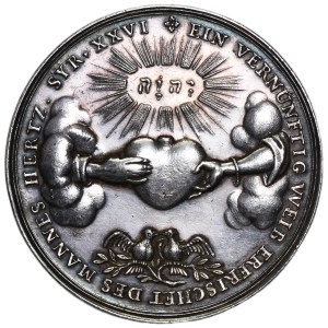 Germany, City of Augsburg, 18th century wedding medal