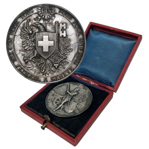 Switzerland, Medal Federal Rifle Festival in Geneva in 1887
