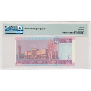 Litauen, 20 Litas 2007 – AG – PMG 65 EPQ