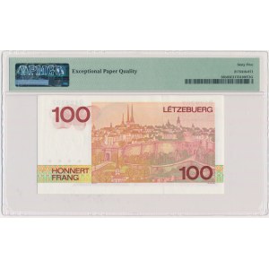 Luxembourg, 100 Francs 1986 - PMG 65 EPQ