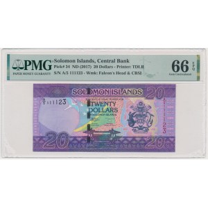 Salomonen, 20 Dollar 2017 – PMG 66 EPQ