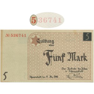 5 Mark 1940 - red serial number - serial number starts with 5... - RARE