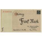 5 Mark 1940 - red serial number - serial number starts with 5... - RARE