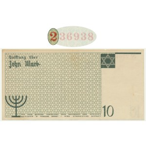 10 Mark 1940 - series type 1 without watermark - serial number starts with 2... - RARE