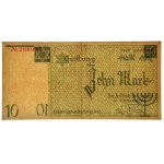 10 Mark 1940 - series type 1 without watermark - serial number starts with 2... - RARE