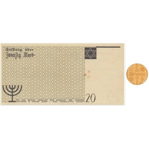 20 Mark 1940 - no.1 - with watermark - RARE and BEAUTIFUL