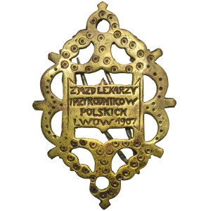Galicia, Badge of the 10th Congress of Polish Physicians and Naturalists Lviv 1907