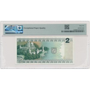 Lithuania, 2 Litai 1993 - PMG 66 EPQ