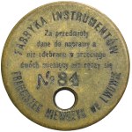 Franciszek Niewczyk Instrument Factory Token Lviv
