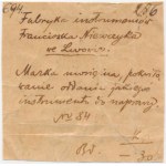 Franciszek Niewczyk Instrument Factory Token Lviv